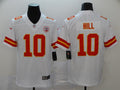 Men's Kansas City Chiefs Tyreek Hill #10 White Away Game Player Jerseys
