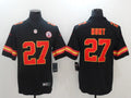 Men's Kansas City Chiefs Karim Hunt #27 Black Player Game Jerseys