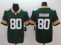 Men's Green Bay Packers Jimmy Graham #80 Green Game Jerseys