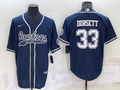 Men's Dallas Cowboys Tony Dorsett #33 Navy Game Jerseys Joint Edition