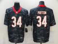Men's Chicago Bears Walter Payton #34 Gray Camouflage Game Jerseys