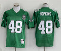 Men's Philadelphia Eagles Wes Hopkins Mitchell & Ness Kelly Green Legacy Replica Jerseys