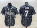 Men's Dallas Cowboys Trevon Diggs #7 Grey Camouflage Player Jerseys Joint Edition