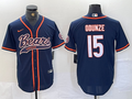 Men's Chicago Bears Rome Odunze #15 Navy Game Jerseys