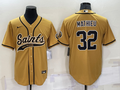 Men's New Orleans Saints Tyrann Mathieu #32 Yellow Game Jerseys Joint Edition