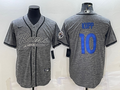 Men's Los Angeles Rams Cooper Kupp #10 Gray Game Jerseys Joint Edition