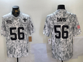 Men's New Orleans Saints Demario Davis #56 Arctic Camo 2024 Salute to Service Limited Jerseys