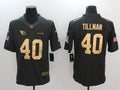 Men's Arizona Cardinals Pat Tillman #40 Black Team Game Jerseys