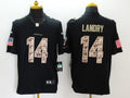 Men's Miami Dolphins Jarvis Landry #14 Black Game Player Jerseys