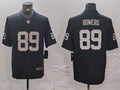 Men's Las Vegas Raiders Brock Bowers #89 Black 2024 NFL Draft First Round Pick Player Game Jerseys