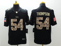 Men's Carolina Panthers Shaq Thompson #54 Black Game Player Jerseys