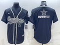 Men's Dallas Cowboys Black RFLCTV Limited Jerseys