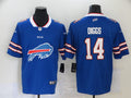 Men's Buffalo Bills Stefon Diggs #14 Blue Game Jerseys