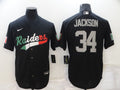 Men's Las Vegas Raiders Bo Jackson #34 Black Game Jerseys Joint Edition