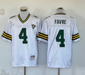 Men's Green Bay Packers Brett Favre Mitchell & Ness White Legacy Replica Player Jerseys