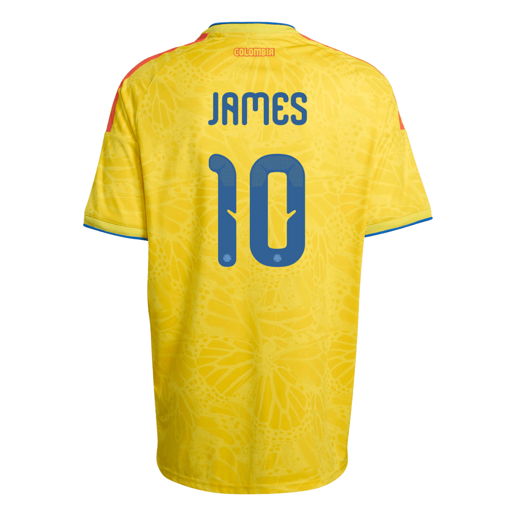 JAMES #10 Colombia Home Soccer Jersey World Cup 2026