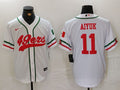 Men's San Francisco 49ers Brandon Aiyuk #11 White Player Jerseys