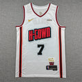 Men's Houston Rockets Kevin Durant #7 White 2024/25 Swingman Player Jersey - City Edition
