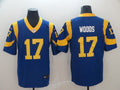 Men's Los Angeles Rams Robert Woods #17 Blue Game Jerseys