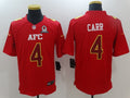 Men's Las Vegas Raiders Derek Carr #4 Red Game Jerseys