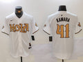 Men's New Orleans Saints Alvin Kamara #41 White Replica Player Jerseys
