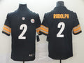Men's Pittsburgh Steelers Mason Rudolph #2 Black Game Jerseys