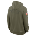 Men's Tennessee Titans Nike Olive 2025 Salute to Service Sideline Standard Issue Dri-FIT Hoodie