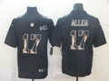 Men's Buffalo Bills #17 Josh Allen Black Alternate Player Game Jerseys