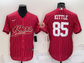 Men's San Francisco 49ers George Kittle #85 Red Player Jerseys Joint Edition