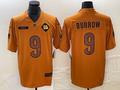 Men's Cincinnati Bengals Joe Burrow #9 Brown 2023 Salute To Service Limited Jerseys