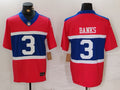 Men's New York Giants Deonte Banks #3 Century Red Alternate Player Game Jerseys