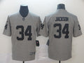 Men's Las Vegas Raiders Bo Jackson #34 Gray Game Player Jerseys