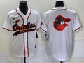 Men's Baltimore Orioles White Replica Player Jerseys Joint Edition