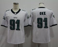 Men's Philadelphia Eagles Fletcher Cox #91 White Game Jerseys