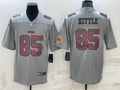 Men's San Francisco 49ers George Kittle #85 Gray Atmosphere Game Jerseys