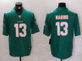 Men's Miami Dolphins Dan Marino #13 Green Game Jerseys