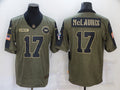 Men's Washington Commanders Terry Mclaurin #17 Brown Game Jerseys