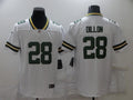 Men's Green Bay Packers AJ Dillon #28 White Game Jerseys