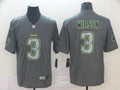 Men's Seattle Seahawks Russell Wilson #3 Gray Alternate Game Jerseys