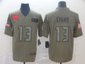 Men's Tampa Bay Buccaneers Mike Evans #13 Brown Game Jerseys