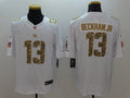 Men's New York Giants Odell Beckham Jr. #13 White Authentic Game Jerseys