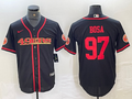 Men's San Francisco 49ers Nick Bosa #97 Black Joint Edition Player Jerseys