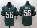 Men's Philadelphia Eagles Chris Long #56 Midnight Green Game Jerseys