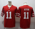 Men's San Francisco 49ers Brandon Aiyuk #11 Red Game Jerseys