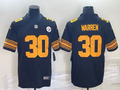 Men's Pittsburgh Steelers Jaylen Warren #30 Black Vapor F.U.S.E. Limited Jerseys
