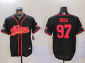 Men's San Francisco 49ers Nick Bosa #97 Black Replica Player Jerseys