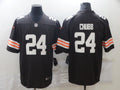 Men's Cleveland Browns Nick Chubb #24 Brown Game Player Jerseys
