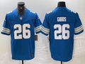 Men's Detroit Lions Jahmyr Gibbs #26 Blue Vapor F.U.S.E. Limited Jerseys
