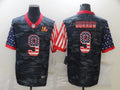 Men's Cincinnati Bengals Joe Burrow #9 Grey Camouflage Game Player Jerseys