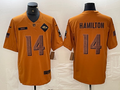 Men's Baltimore Ravens Kyle Hamilton #14 Brown 2023 Salute To Service Limited Jerseys
